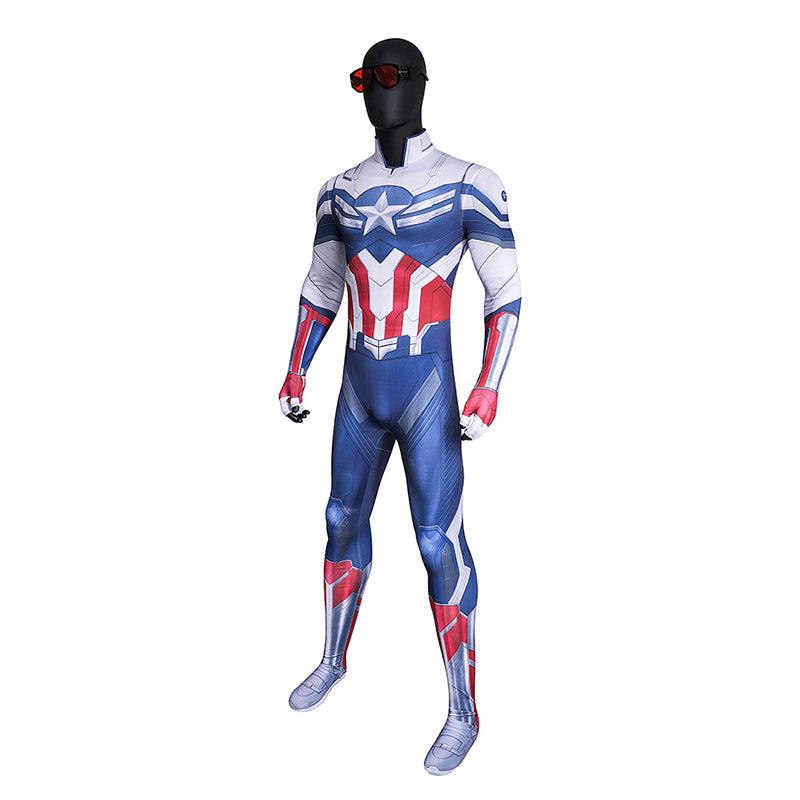 The Falcon Soldier Captain America Cosplay Costume Jumpsuit Full Set Outfit ACcosplay