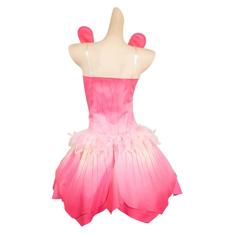 Wicked Glinda Oz Ball Gown Pink Dress Cosplay Costume Halloween Outfit ACcosplay Wicked Glinda Oz Ball Gown Pink Dress Cosplay Costume Halloween Outfit ACcosplay