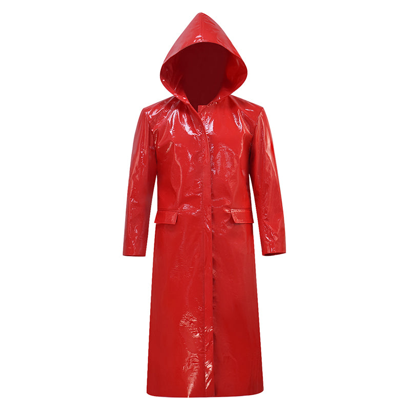 Fear Street: Prom Queen 2025 Simone Perry Red Coat Costume Carnival Halloween Suit ACcosplay