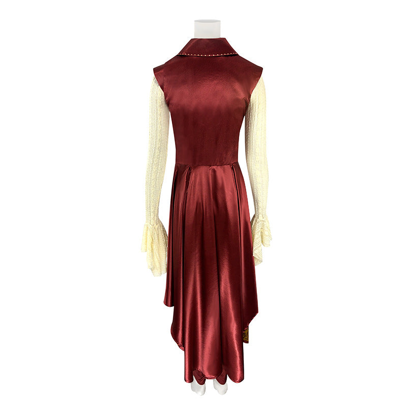 Descendants 5 Dark Wonderland Red Queen Cosplay Costume Red Princess Outfit ACcosplay