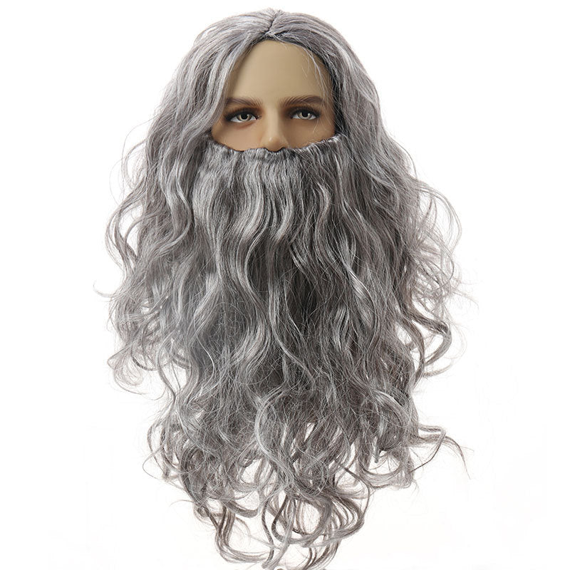 Gandalf Cosplay The Lord of The Rings Gandalf Wizard Costume Halloween Carnival Suit With Wig