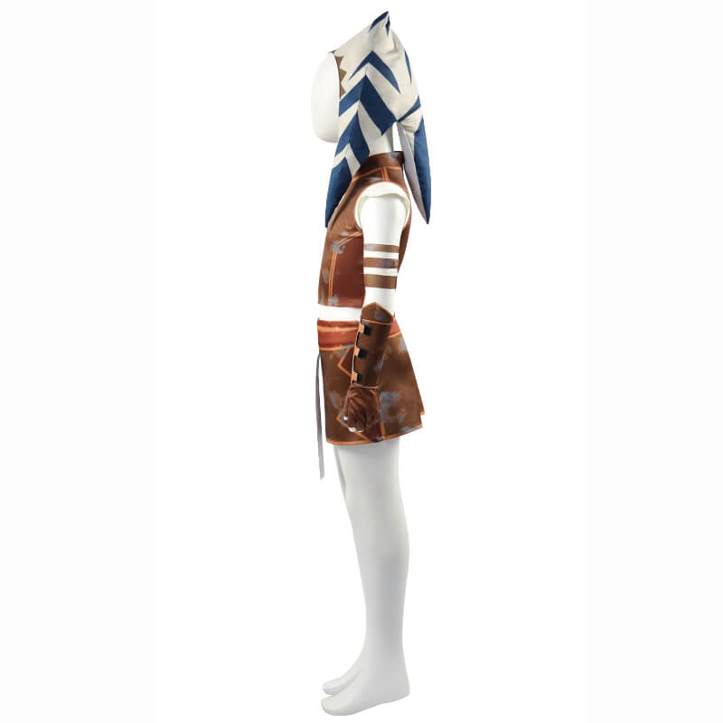 Kids Ahsoka Costume Star Wars Tales of the Jedi Ahsoka Tan Halloween Cosplay Outfit ACcosplay