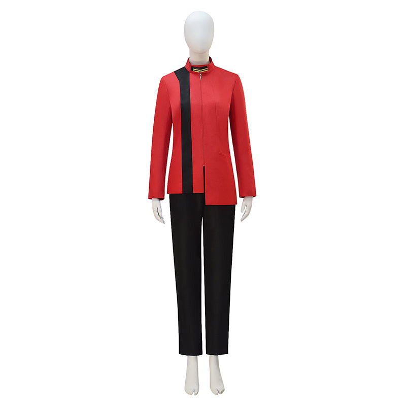 Discovery Season 4 Cosplay Costume Red Uniform Halloween Outfit For Female Male ACcosplay
