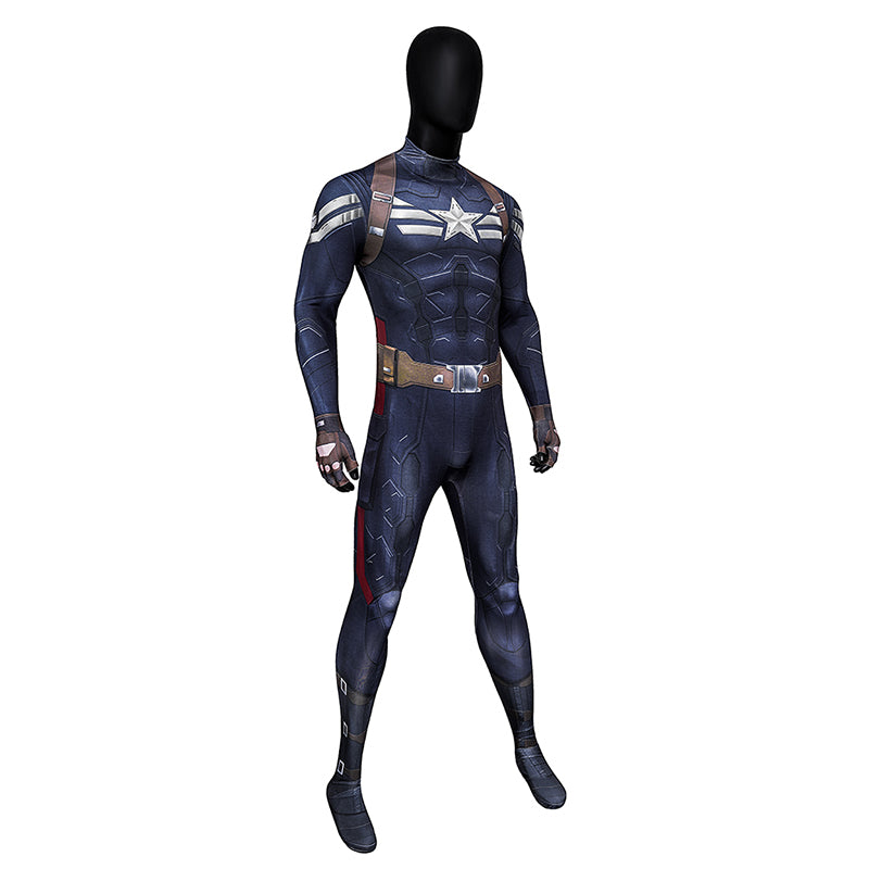 The Winter Soldier Stealth Captain America Cosplay Costume Jumpsuit Outfit ACcosplay