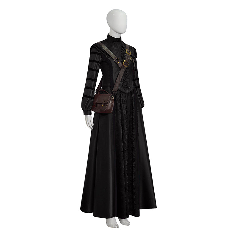 1666: Amsterdam Noa Cosplay Costume Black Long Dress with Accessories ACcosplay