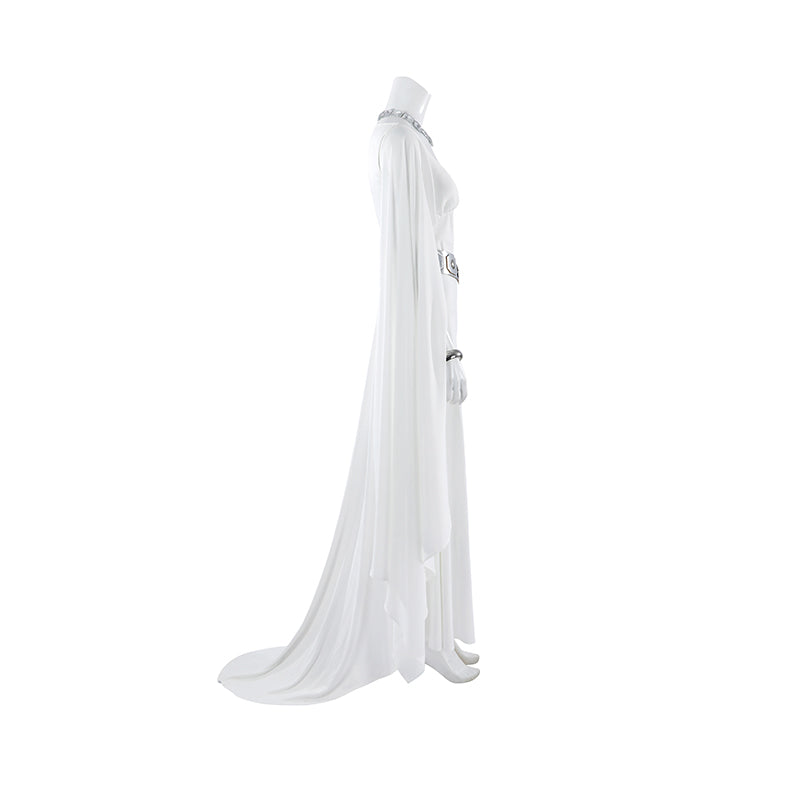 Leia Cosplay Star Wars A New Hope Leia Cosplay Costume White  Dress ACcosplay
