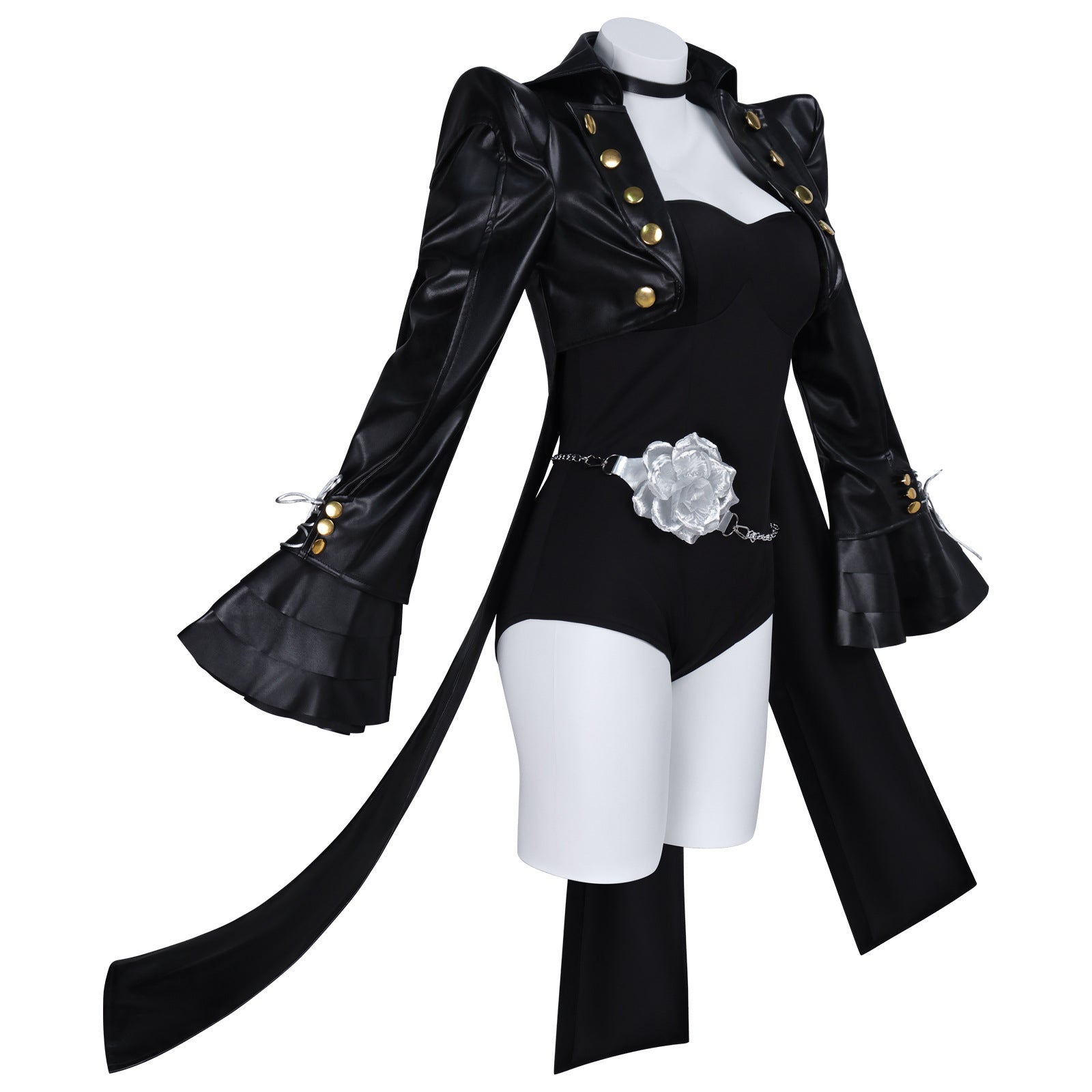 P5R Persona 5 Royal Kasumi Yoshizawa Phantom Thief Cosplay Costume Black Halloween Suit