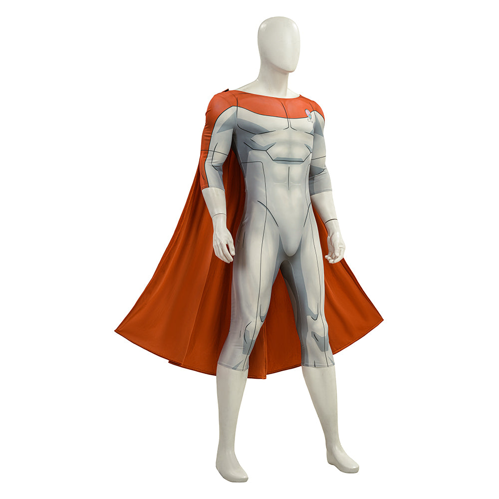 Invincible Season 4 Nolan Grayson Omni-Man Cosplay Costume Bodysuit with Cape ACcosplay