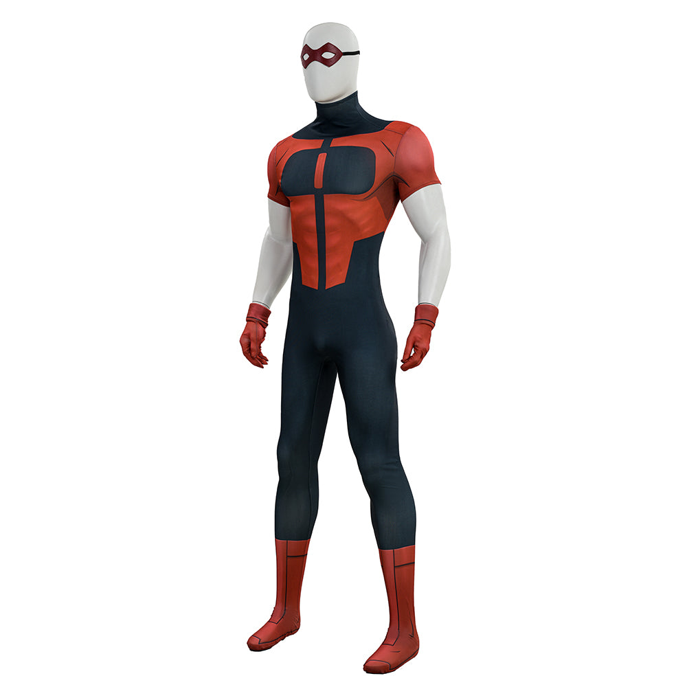 Invincible Season 4 Oliver Grayson Cosplay Costume Red Halloween Outfit ACcosplay