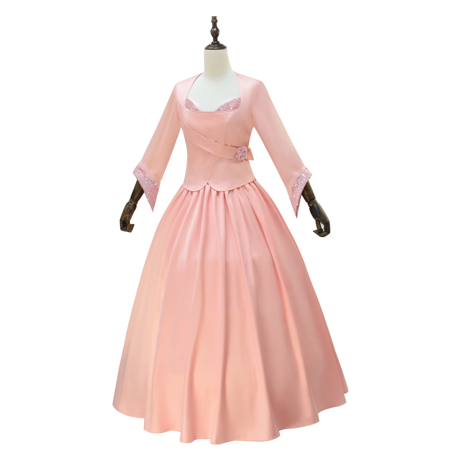 Wicked Witch Glinda Cosplay Costume Pink Dress Halloween Costume Outfi ACcosplay Wicked Witch Glinda Cosplay Costume Pink Dress Halloween Costume Outfi ACcosplay