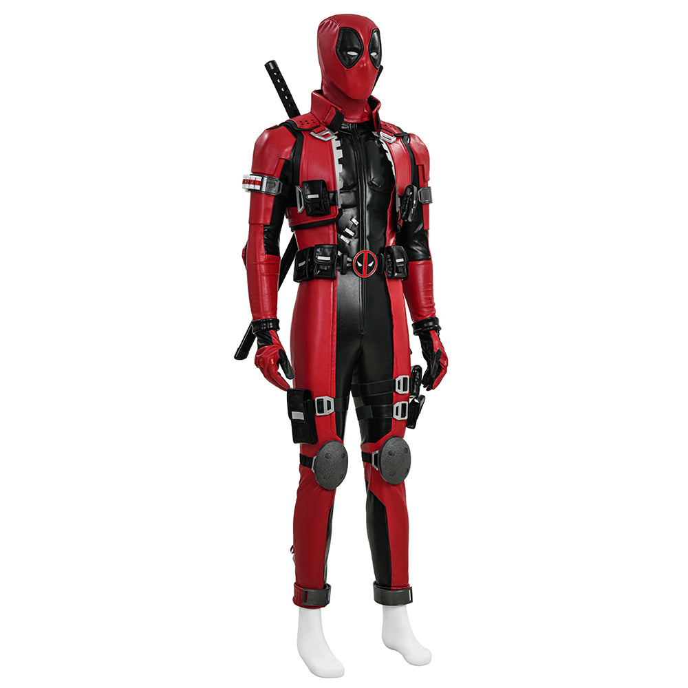 Marvel Rivals Deadpool Red Leather Cosplay Costume ACcosplay