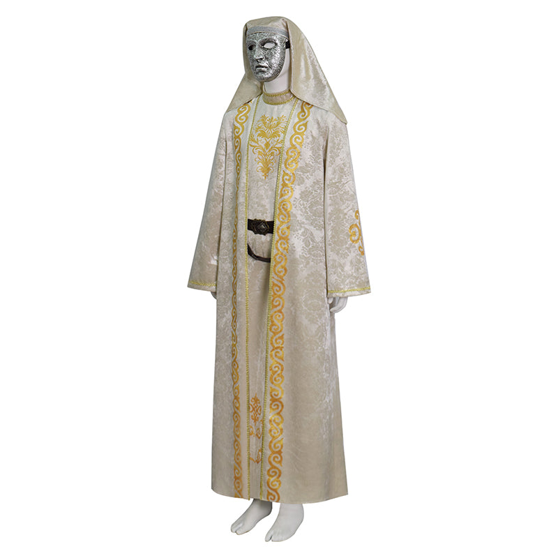 ACcosplay Kingdom of Heaven Baldwin IV of Jerusalem Cosplay Costume With Mask Outfit
