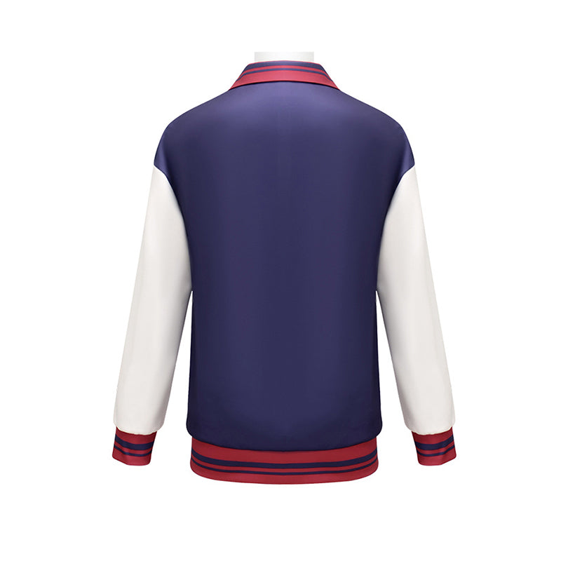 ST Stranger Things Will Byers Cosplay Costume Blue Coat Party Suit ACcosplay