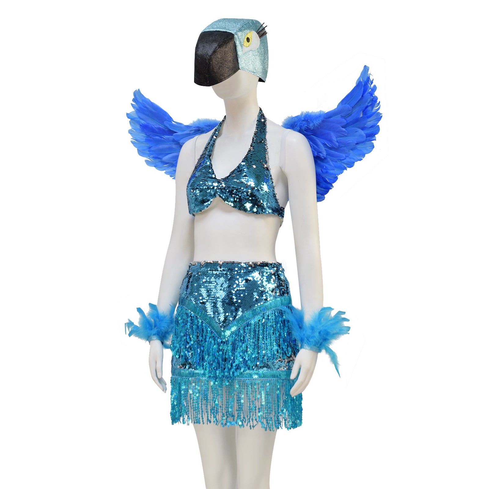Rio Blue Cosplay Costume Blue Bird Costume Stunning Halloween Outfit Accosplay