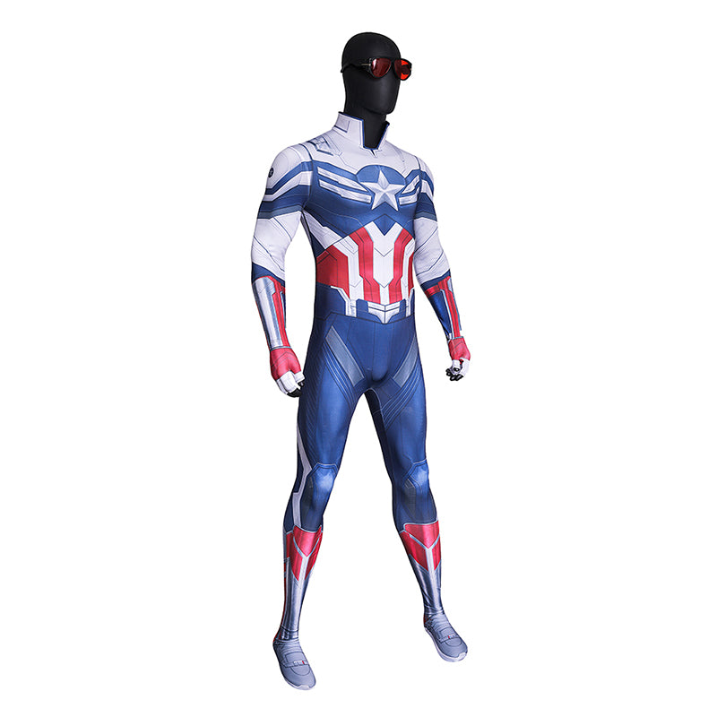 The Falcon Soldier Captain America Cosplay Costume Jumpsuit Full Set Outfit ACcosplay