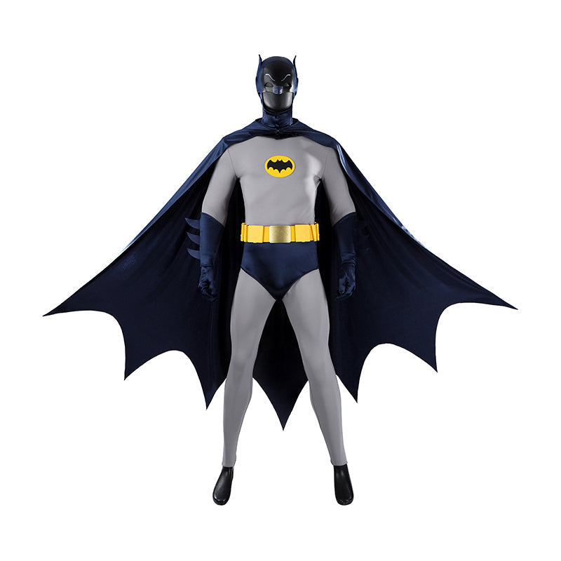 1960s Batman Adam West Cosplay Costume The 60s Batman Halloween Suit Accosplay