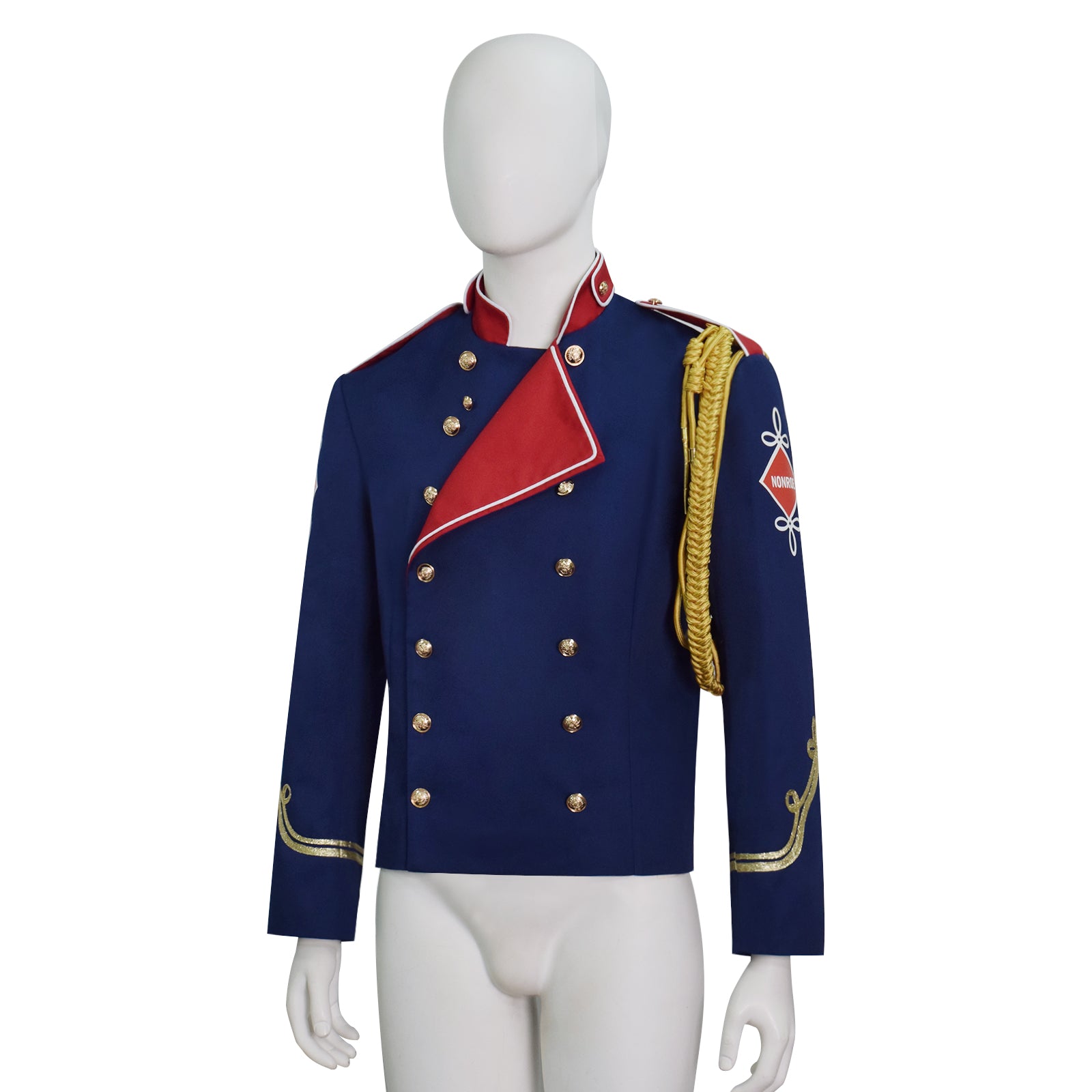 Michael Jackson Movie Michael Cosplay 2026 Navy Red Military Jacket Replica Costume ACcosplay