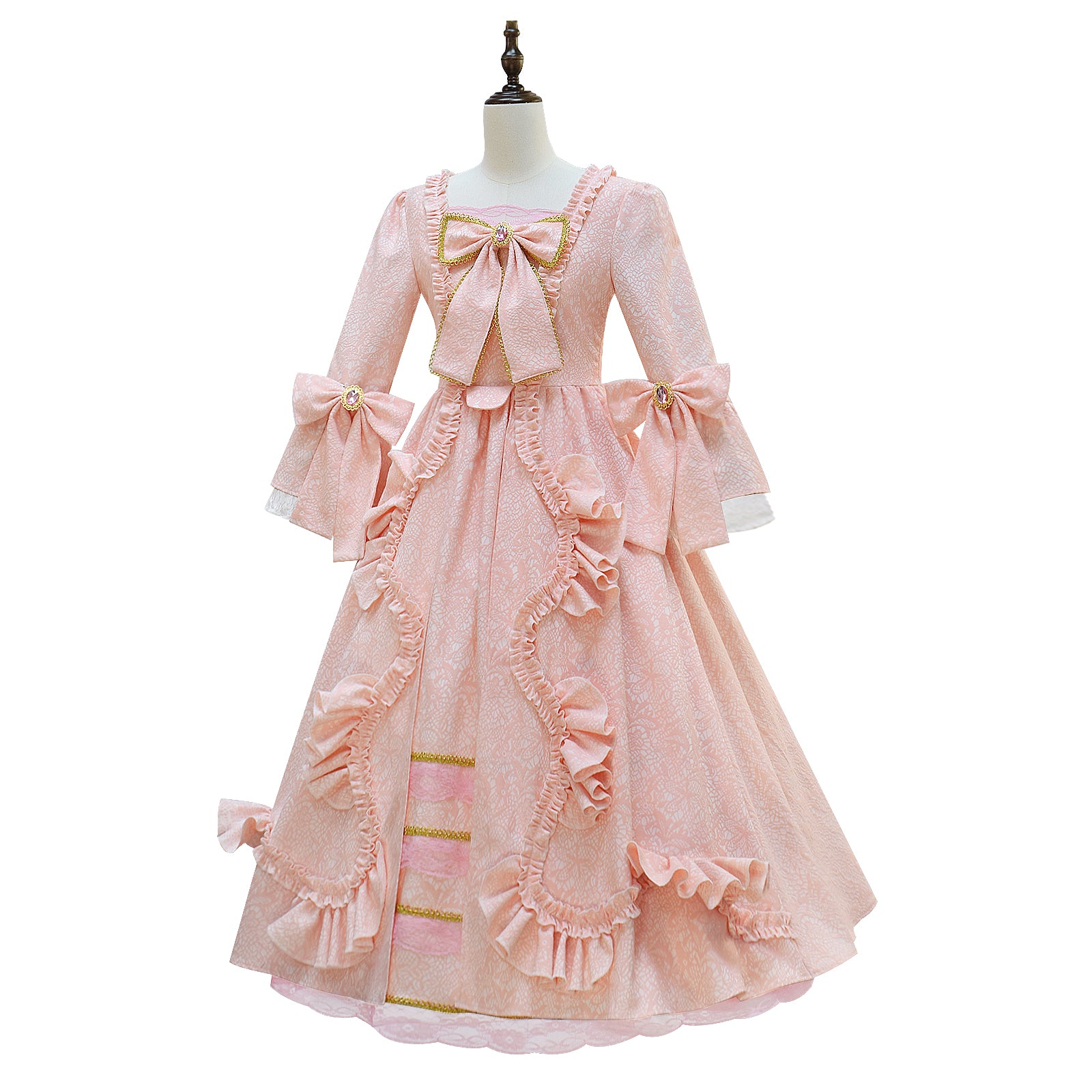 Marie Antoinette Ball Dresses 18th Century Victorian Dress Halloween Outfit ACcosplay, Female / XXL / Pink Marie Antoinette Ball Dresses 18th Century Victorian Dress Halloween Outfit ACcosplay, Female / XXL / Pink