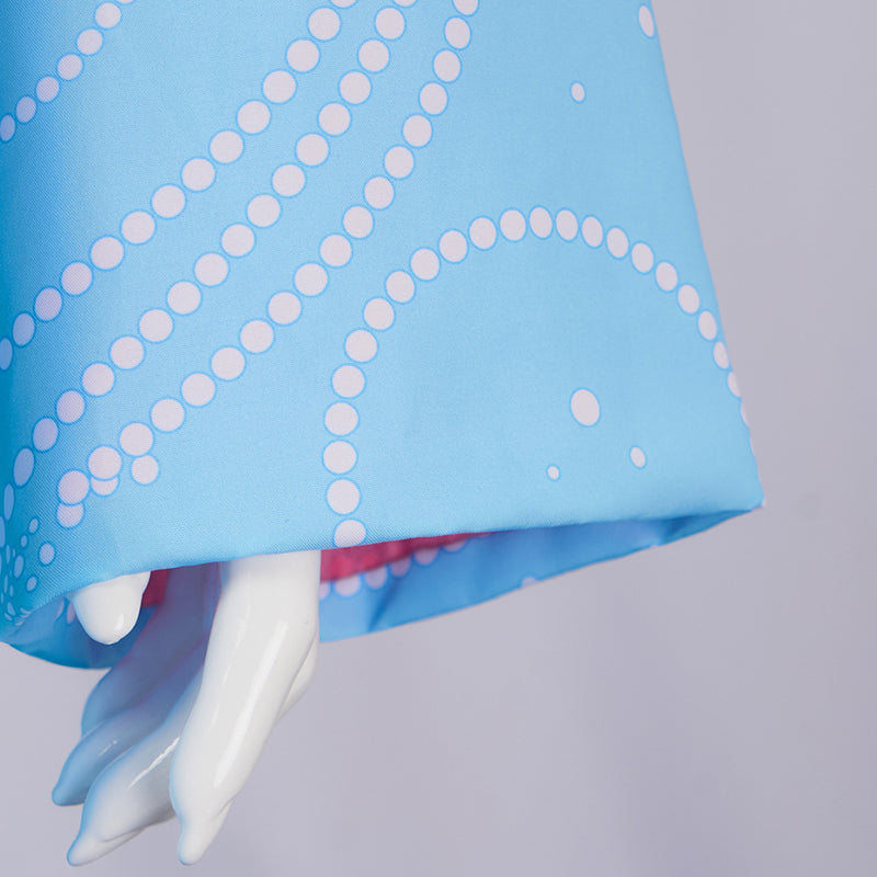 Fairy Godmother Cosplay Costume Sleeveless Shirt Dress with Cape Halloween Suit ACcosplay