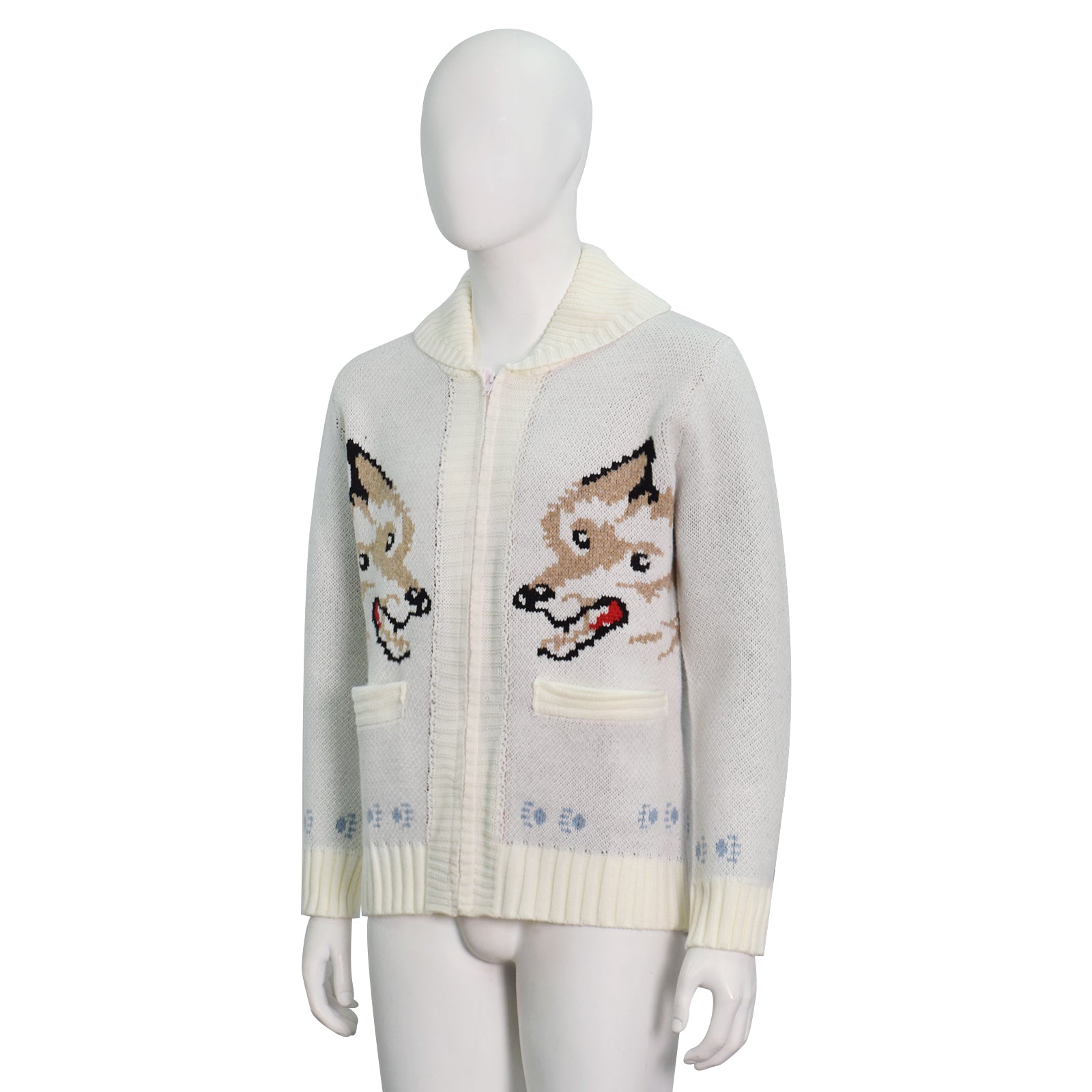 Project Hail Mary Ryan Gosling Cosplay Costume Zipper Knit Print Sweater ACcosplay