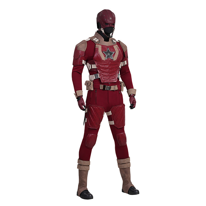 Thunderbolts Red Guardian Cosplay Costume Halloween Outfit Version 2 ACcosplay