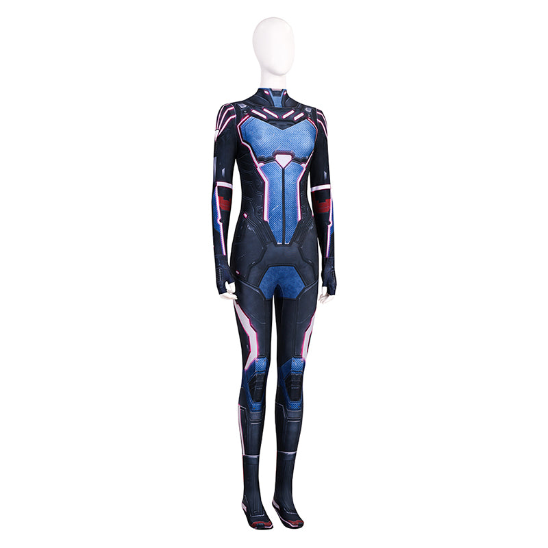 Split Fiction Mio Cosplay Costume Purple Jumpsuit Halloween Outfit ACcosplay