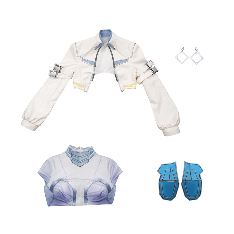 Marvel Rivals Lightforce Dagger Cosplay Costume Dagger White Suit ACcosplay