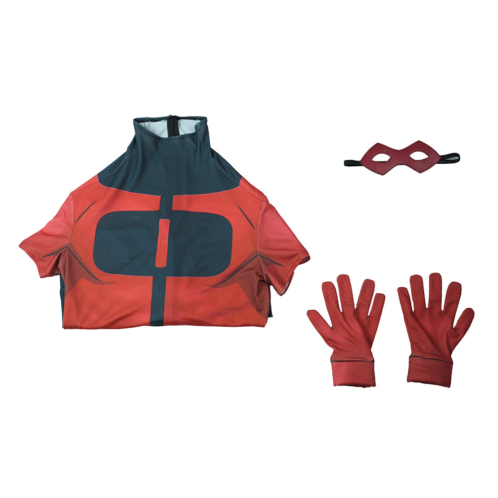 Invincible Season 4 Oliver Grayson Cosplay Costume Red Halloween Outfit ACcosplay