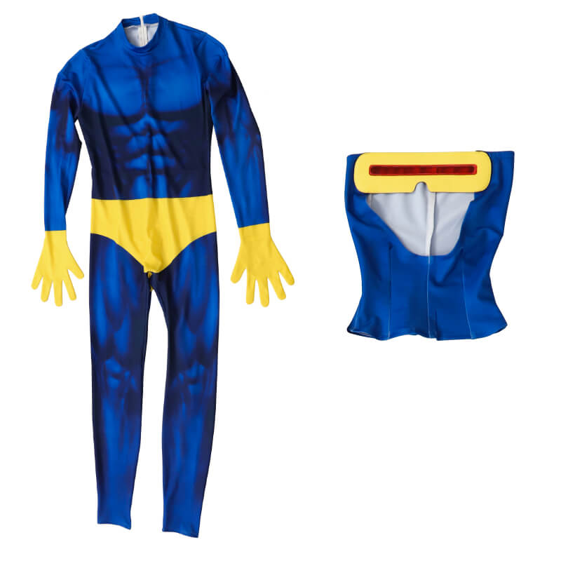 X-Men 97 Cosplay Cyclops Costumes Scott Summers Jumpsuit Halloween Outfit