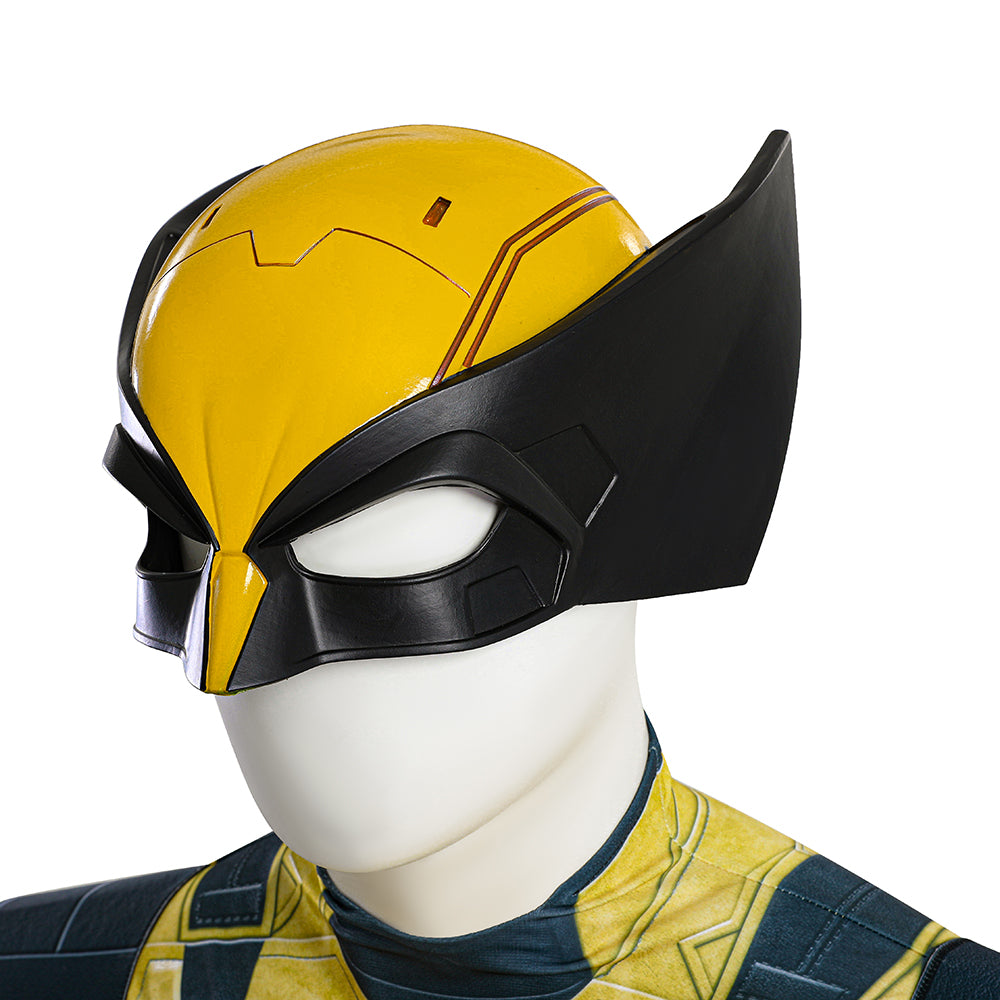 PS5 Marvel Rivals Wolverine James Logan Howlett Cosplay Costume Jumpsuit With Helmet