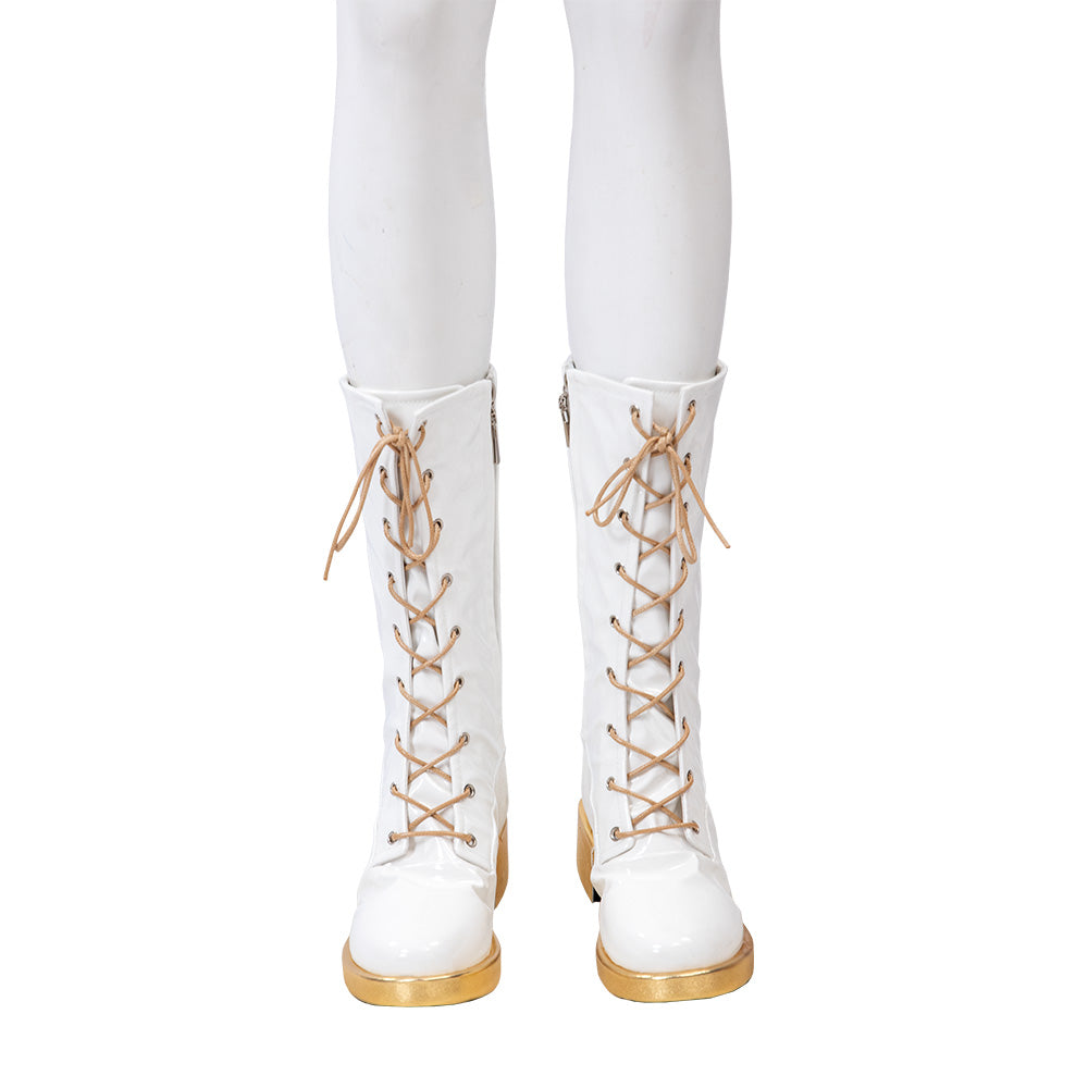 Kpop Demon Hunters Zoey Black Gold Dance Cosplay Costume Halloween Fancy Outfit ACcosplay