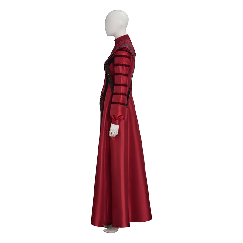 1666: Amsterdam Noa Cosplay Costume Red Long Dress with Accessories ACcosplay
