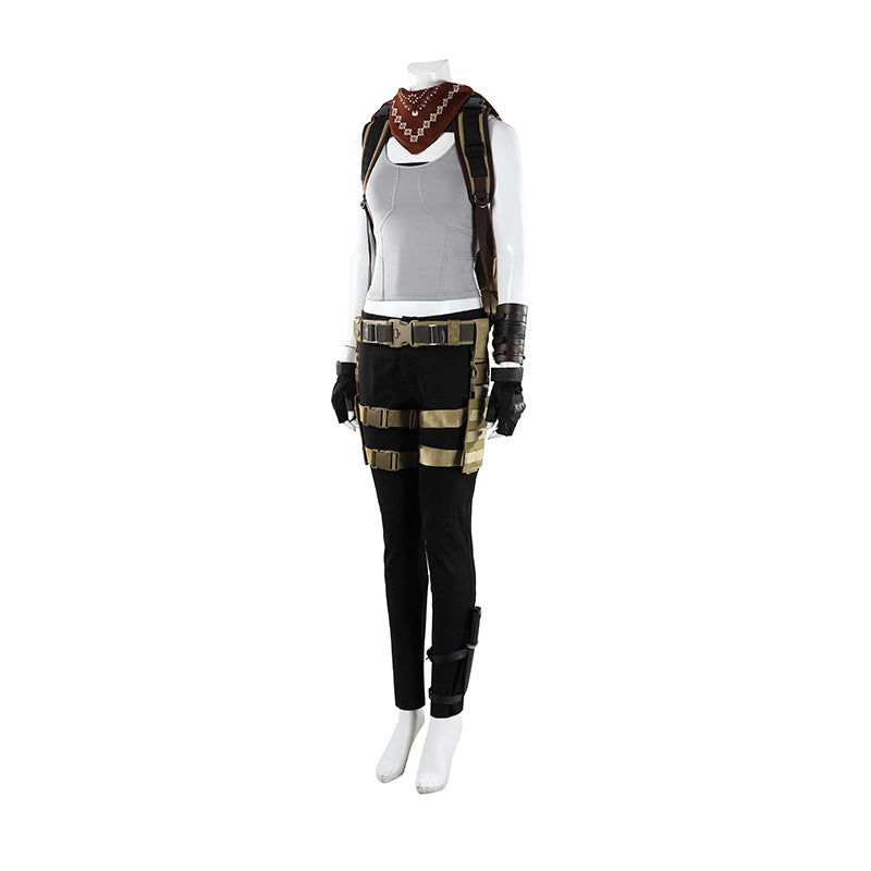 Tomb Raider Catalyst Lara Croft Cosplay Costume With Bag Halloween Outfit Accosplay