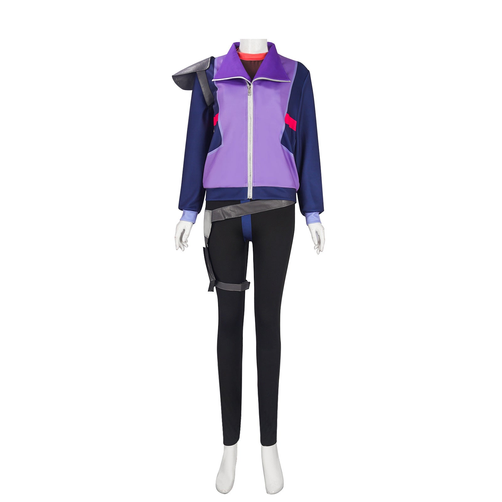 Rick and Morty Seal Team Rick Sanchez Cosplay Costume Purple Jacket Full Set ACcosplay