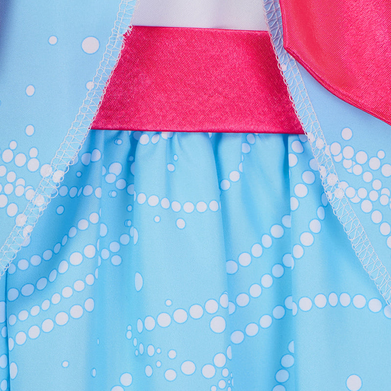 Fairy Godmother Cosplay Costume Sleeveless Shirt Dress with Cape Halloween Suit ACcosplay