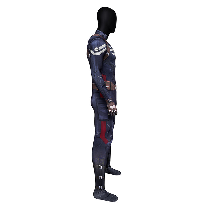 The Winter Soldier Stealth Captain America Cosplay Costume Jumpsuit Outfit ACcosplay