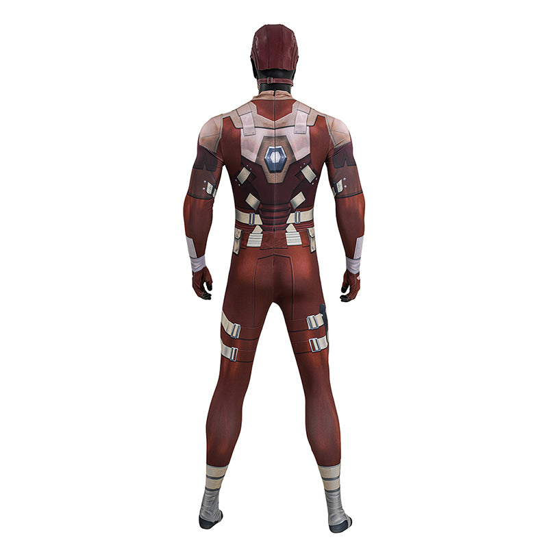 Thunderbolts Red Guardian Cosplay Costume Halloween Jumpsuit Outfit ACcosplay