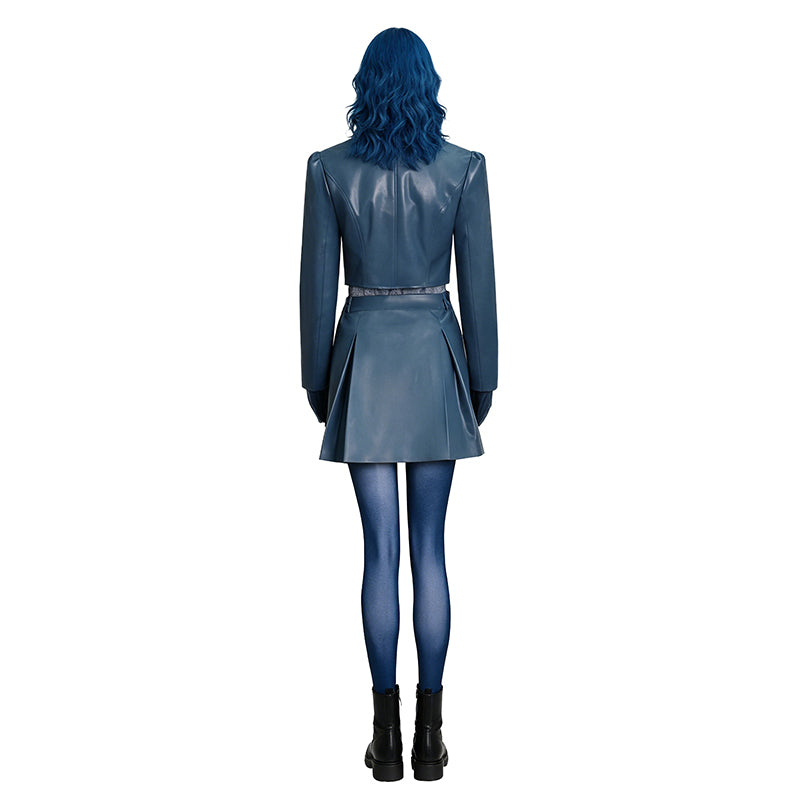 Descendants 5 Chloe Charming Cosplay Costume Blue Halloween Outfit ACcosplay