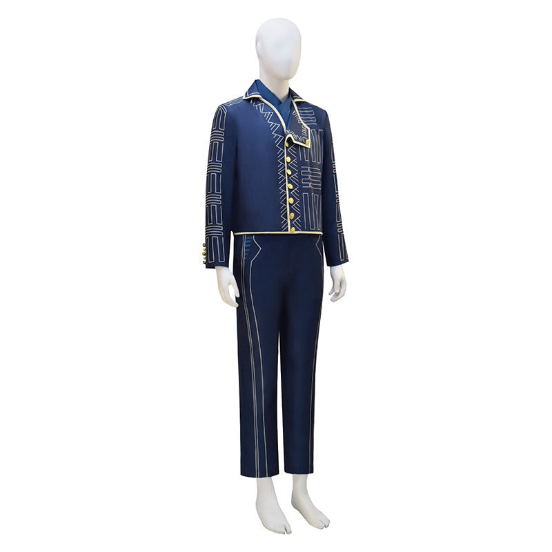 Wicked Wizard Fiyero Cosplay Costume Printed Version Halloween Suit Cosplay ACcosplay