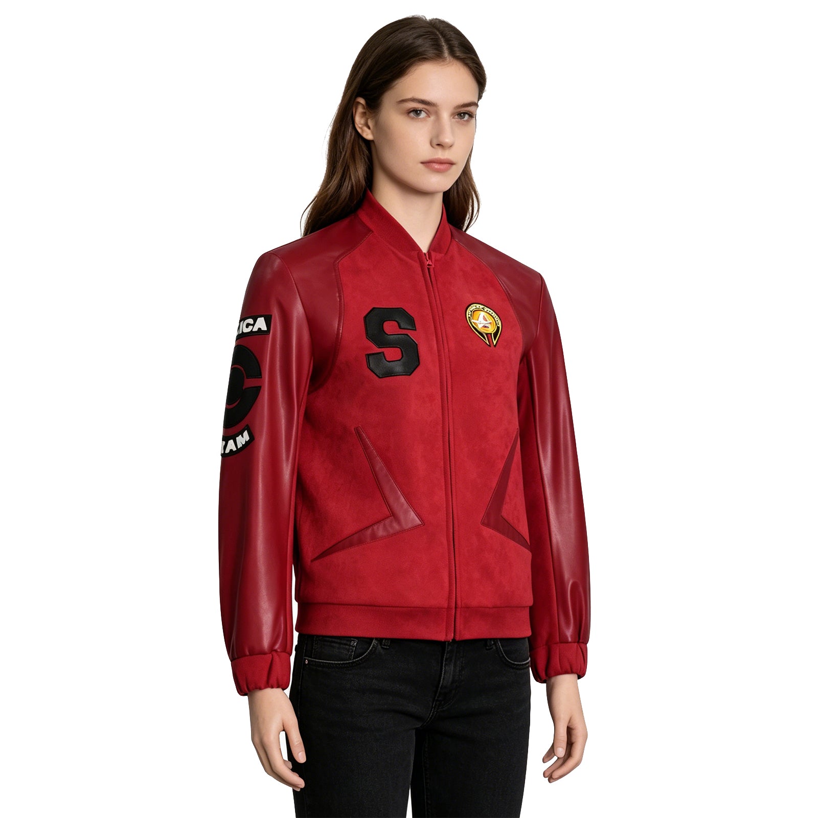 Star Trek Starfleet Academy Leather Bomber Coat Academy Female Uniform ACcosplay