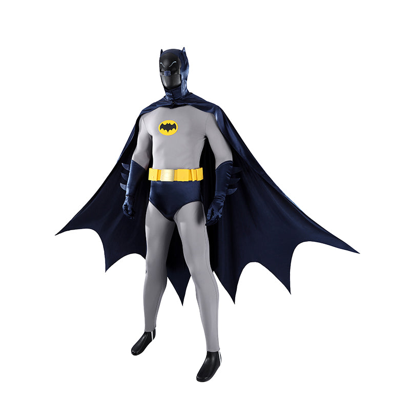1960s Batman Adam West Cosplay Costume The 60s Batman Halloween Suit Accosplay