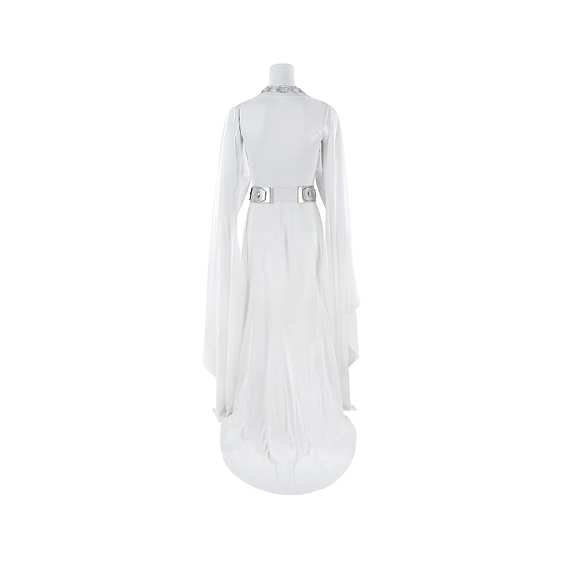 Leia Cosplay Star Wars A New Hope Leia Cosplay Costume White  Dress ACcosplay