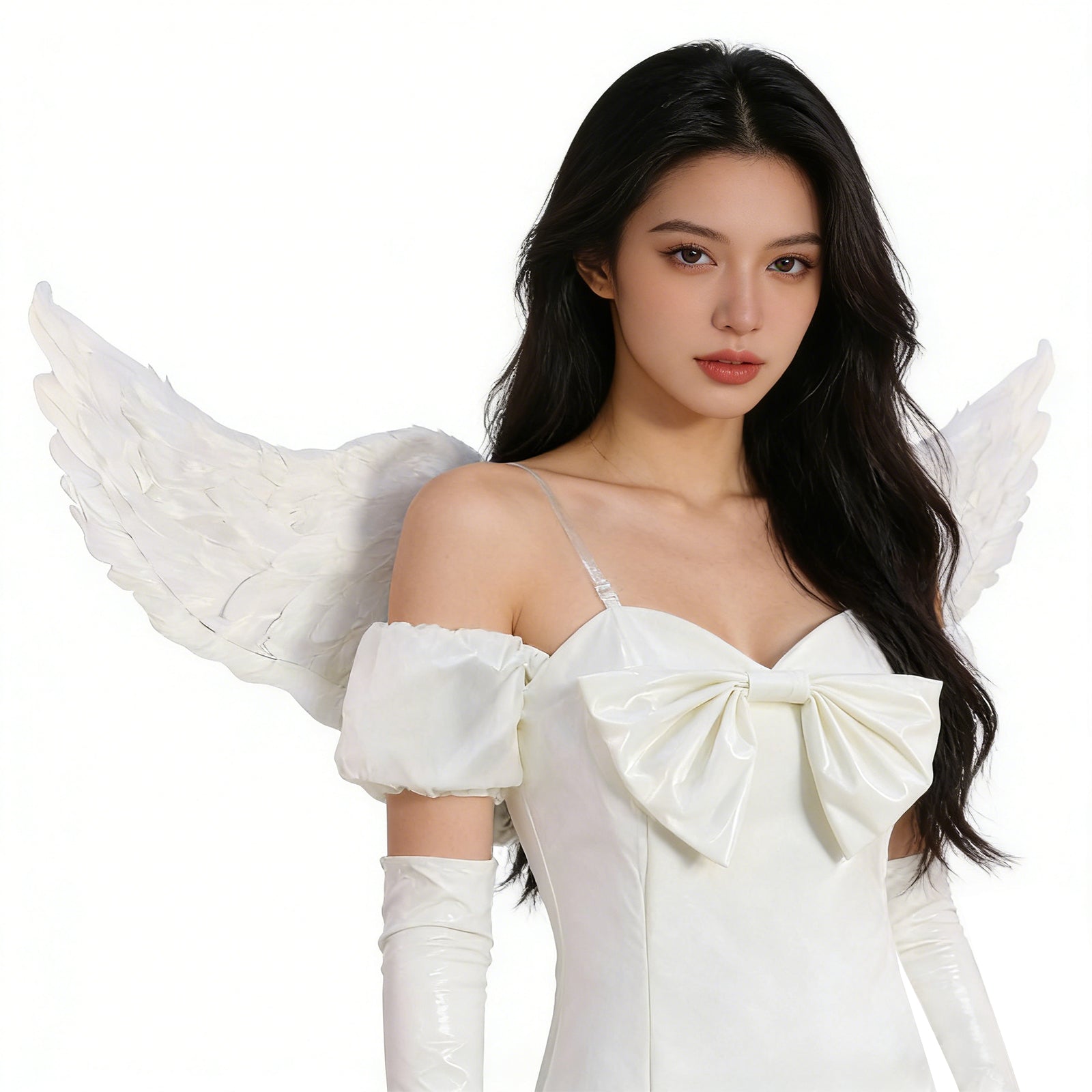 Alien Stage Sua Cosplay Costume White Outfit With Wing ACcosplay