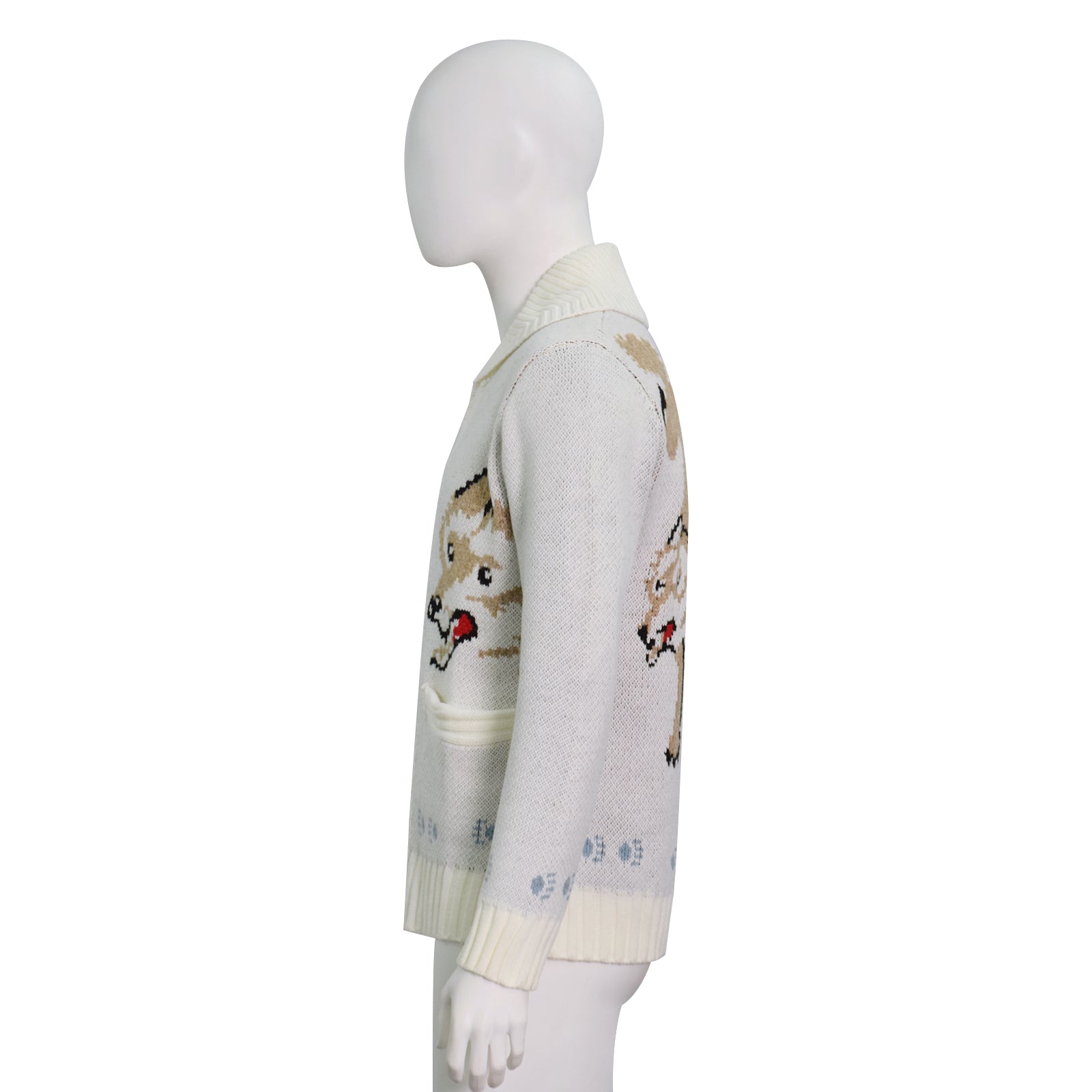 Project Hail Mary Ryan Gosling Cosplay Costume Zipper Knit Print Sweater ACcosplay
