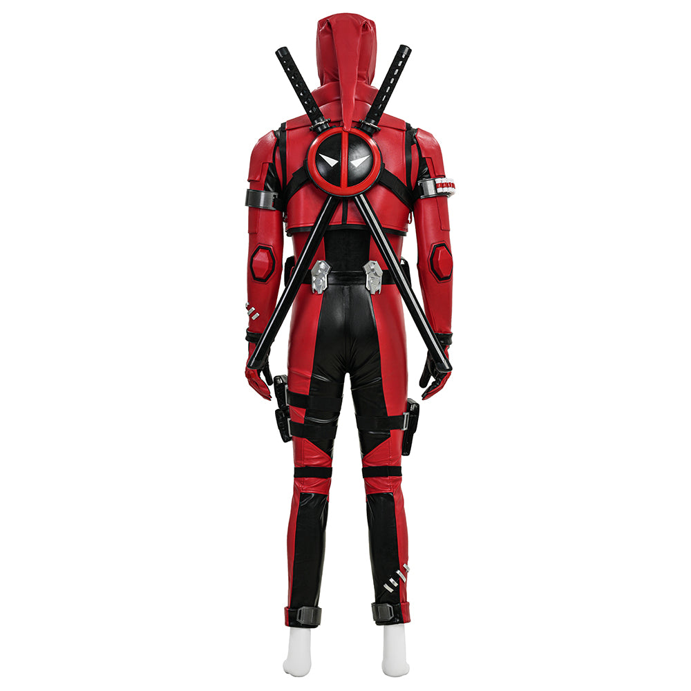Marvel Rivals Deadpool Red Leather Cosplay Costume ACcosplay
