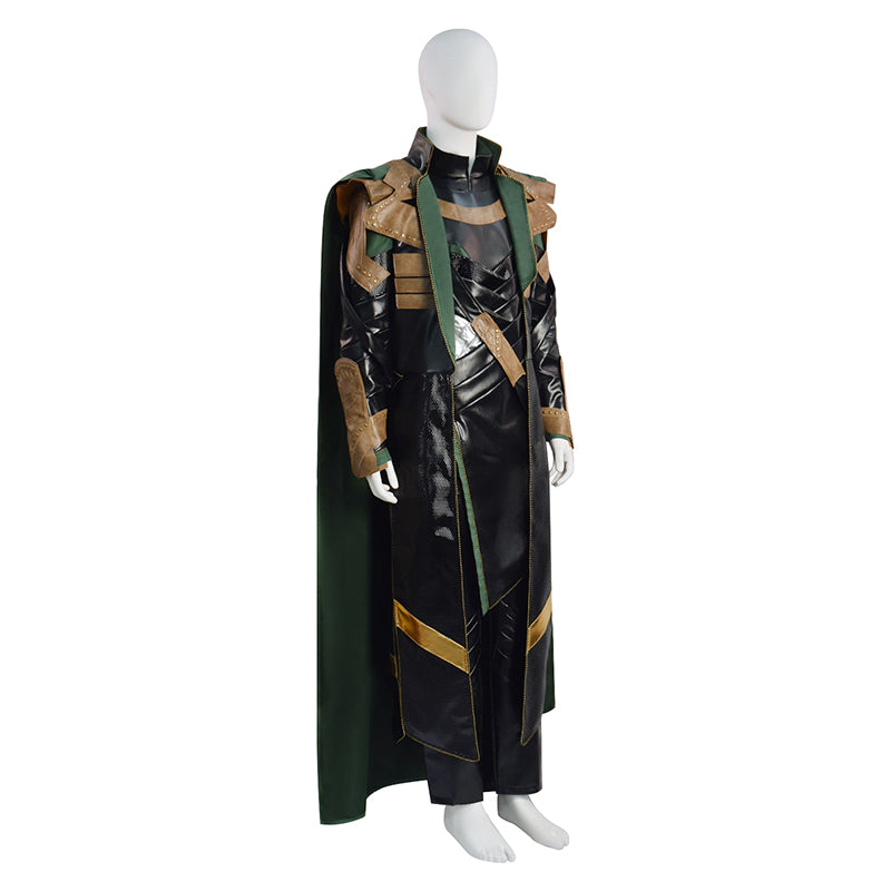 Loki Season 1 Loki Cosplay Costume Marvel Loki 2021 Costume Battle Armor Outfit With Cloak