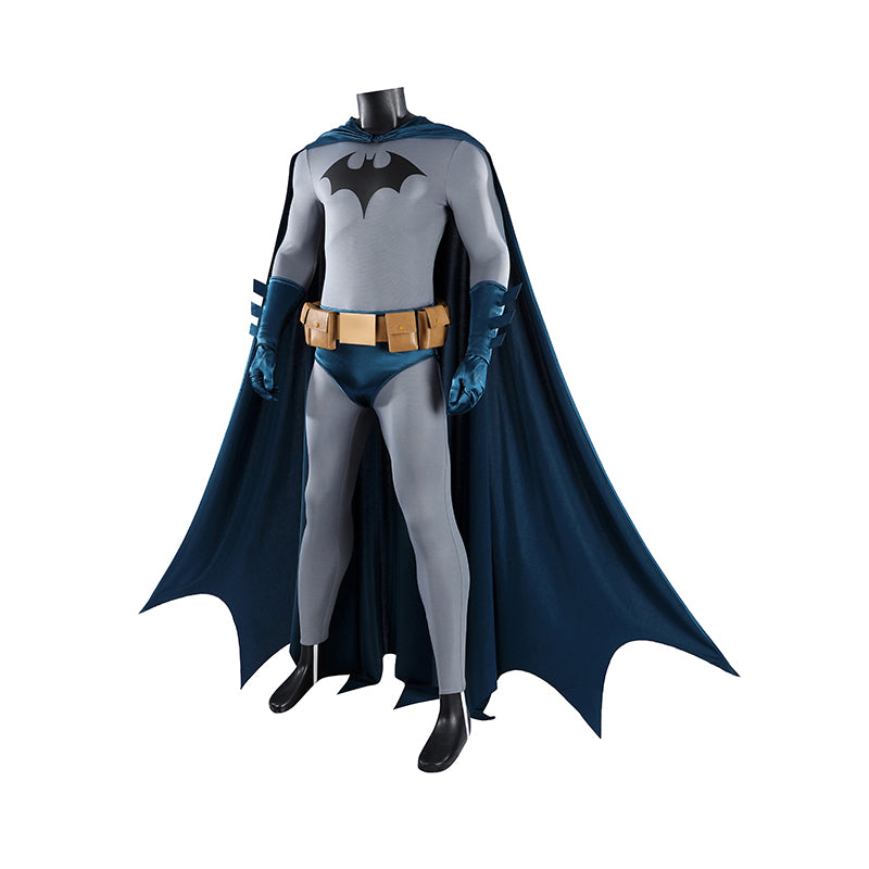 Batman: Hush Cosplay Costume Jumpsuit Halloween Outfit With Cape ACcosplay
