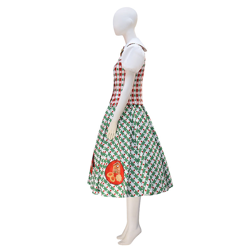 Women's Betty Lou Who Christmas Dress Cosplay Costume Christmas Suit ACcosplay