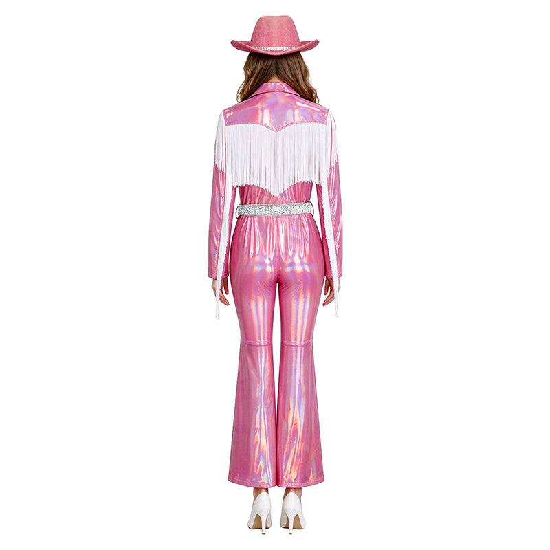 Dolly Parton Cosplay Costume Country Singer Pink Halloween Outfit ACcosplay