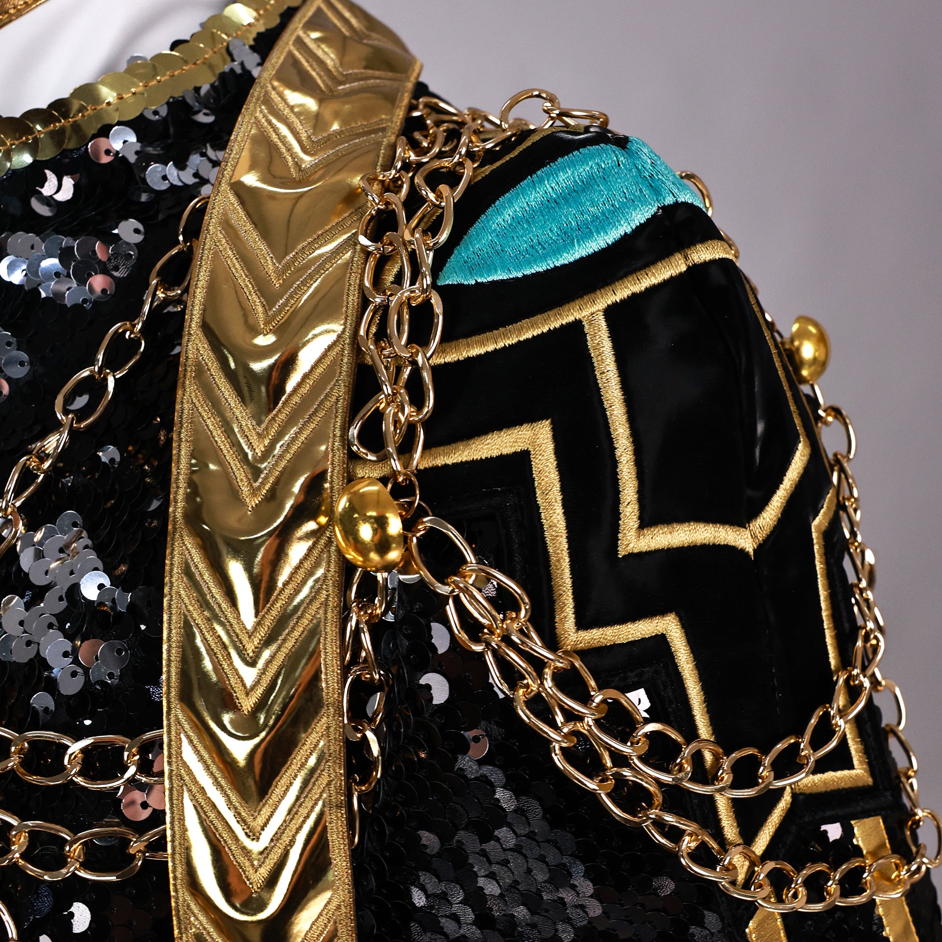 Kpop Demon Hunters Rumi Cosplay Costume Golden Black Golden Dance Halloween Suit ACcosplay